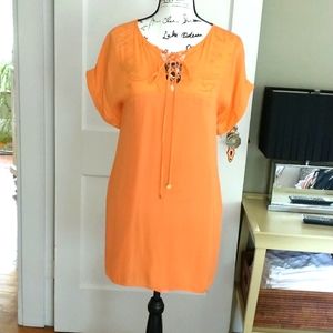 Silk tunic dress